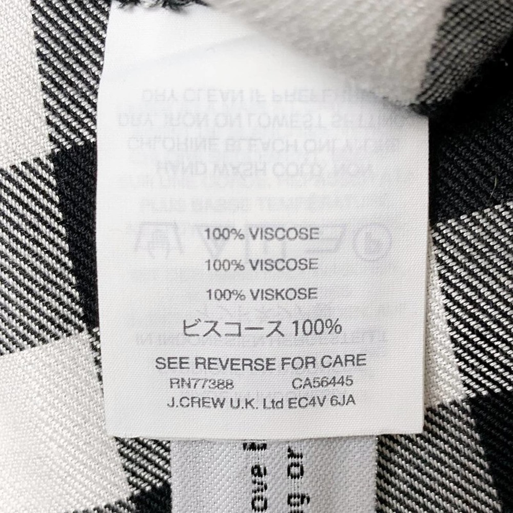 Madewell Buffalo Check Button-Back Tie-Front Tee - Picture 12 of 14